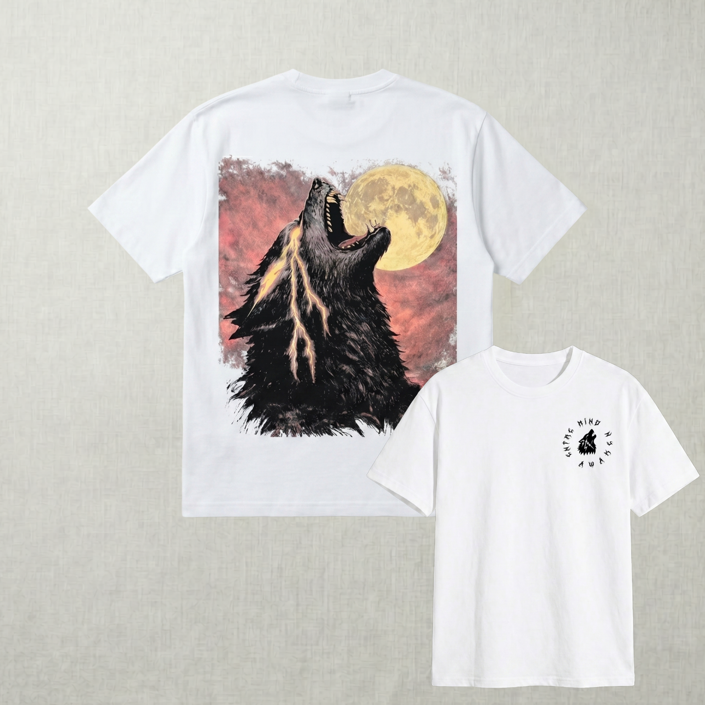 Entre Mind Awakened Wolf Mindset T‑Shirt