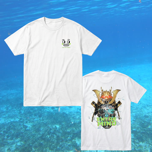 "Entre Mind" T- Shirt, UniSex Streetwear, Skull Samurai, You Vs You - Iteration: Kill the old version of your self