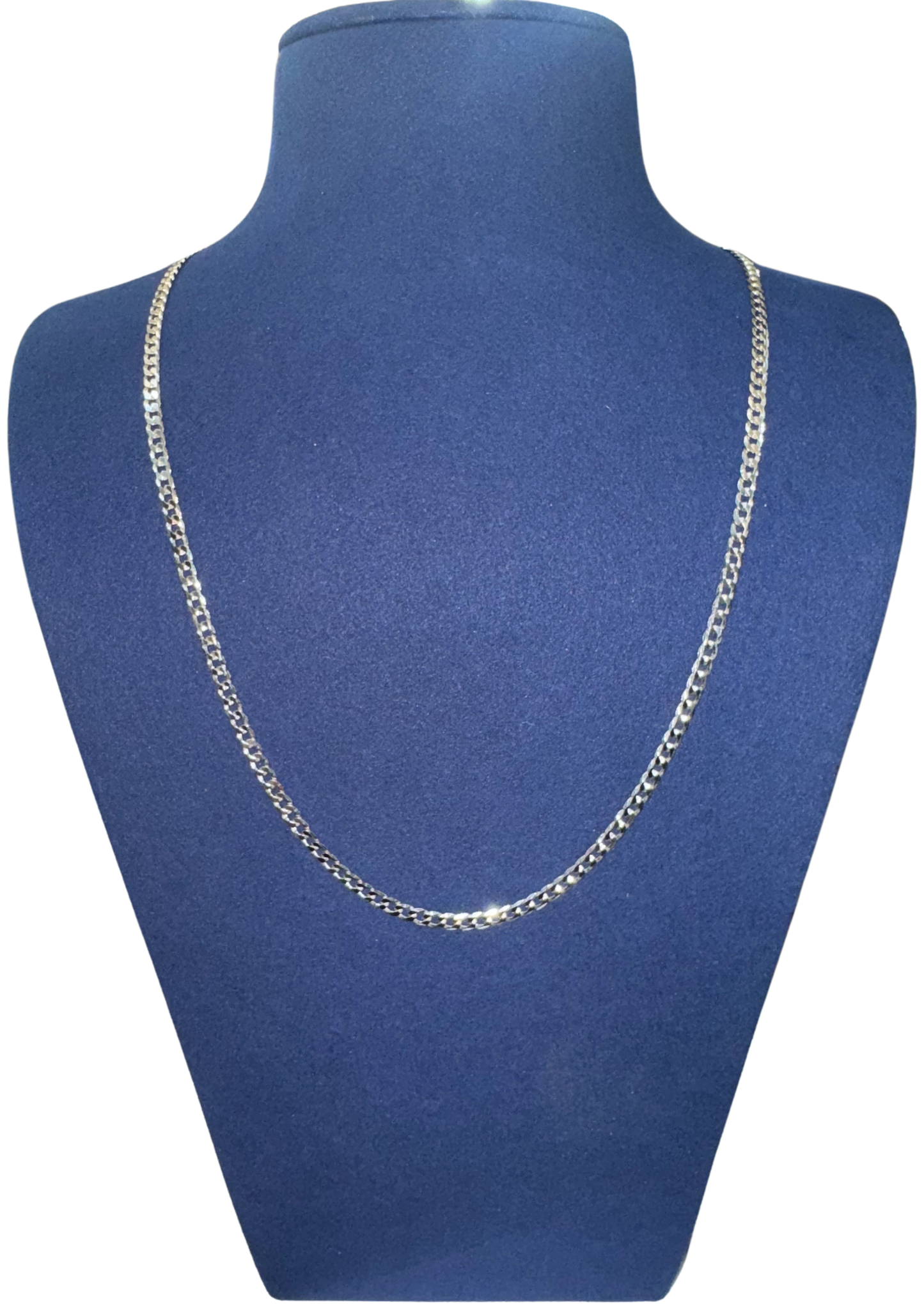 925 Silver Necklace (Plain Gold)