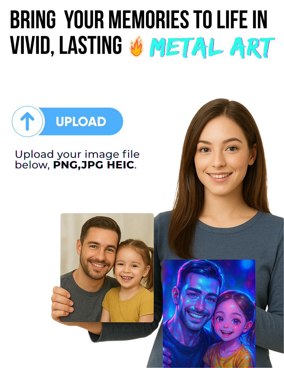 UltraHD_Glossy_MetalPrint_AnimeFan_Family photo collection-Chrismas Gift