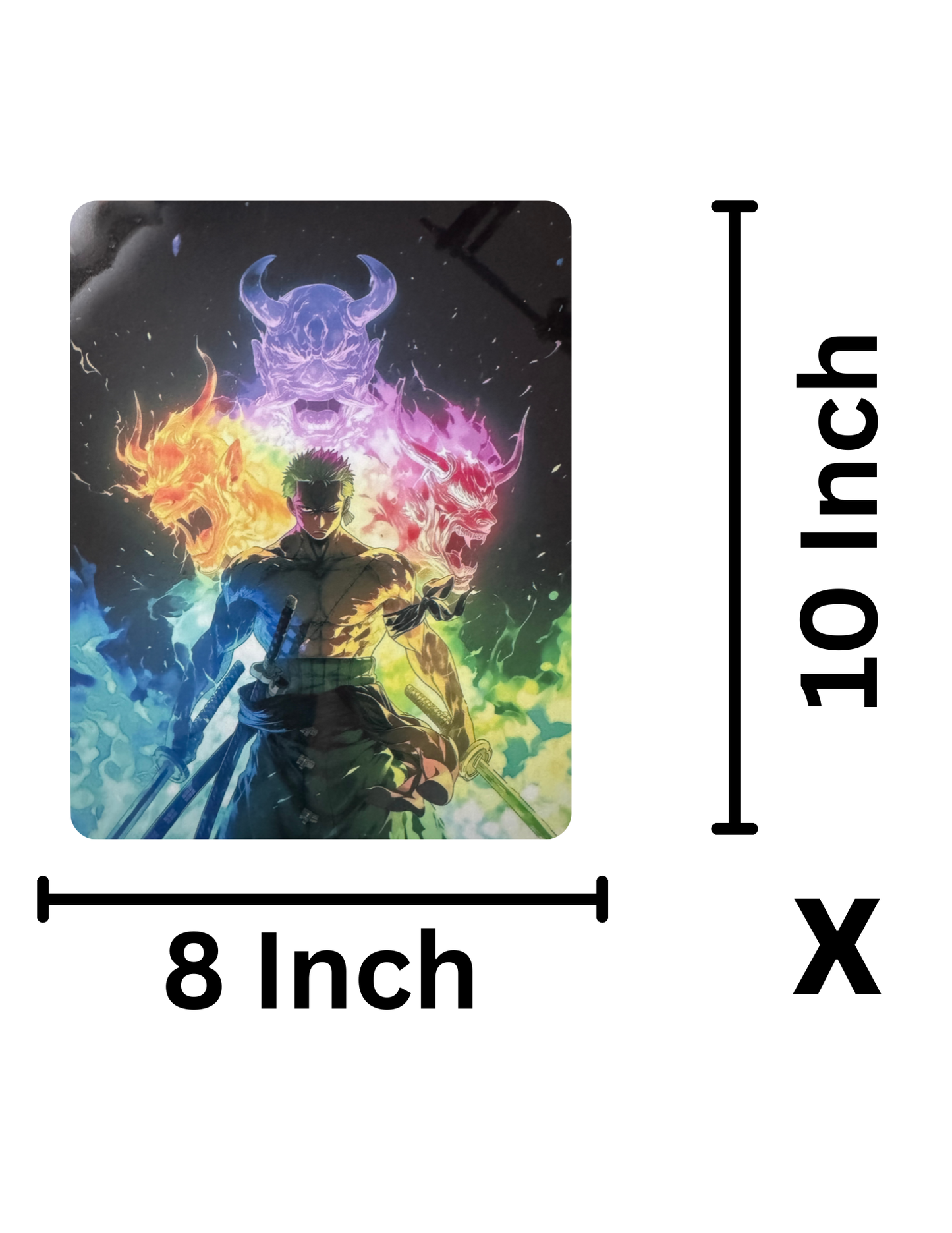 “UltraHD glossy metal print, Custom artwork, perfect gift idea, under 30 dollars，8x10"