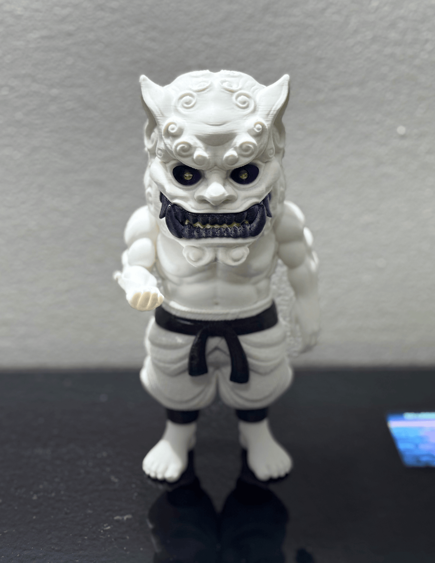 Foo Dog guardian lion figure displayed as elegant Asian-inspired home decor