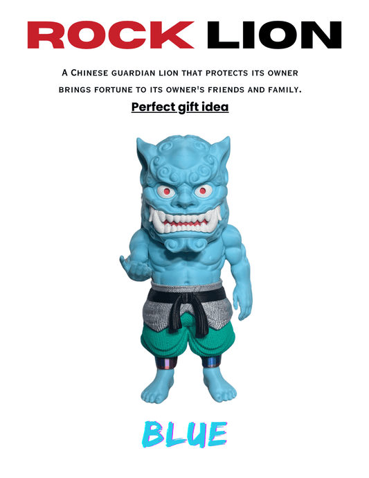 Foo Dog guardian lion figure displayed as elegant Asian-inspired home decor