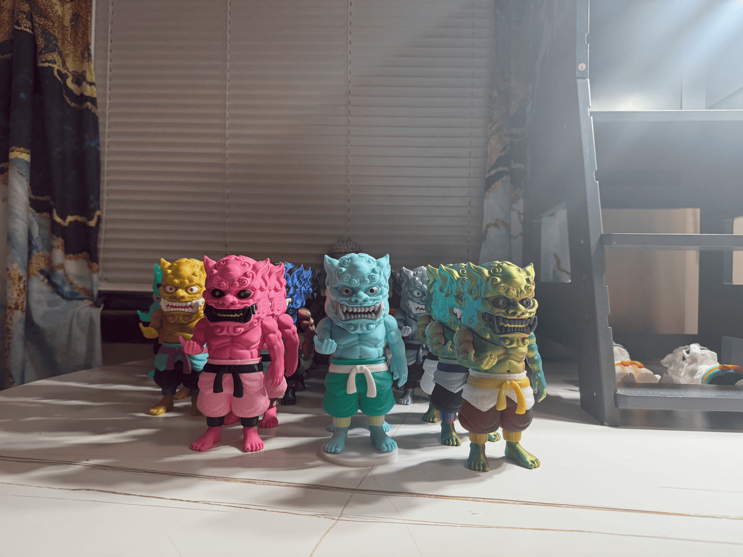 modern foo dog collectible mystery box