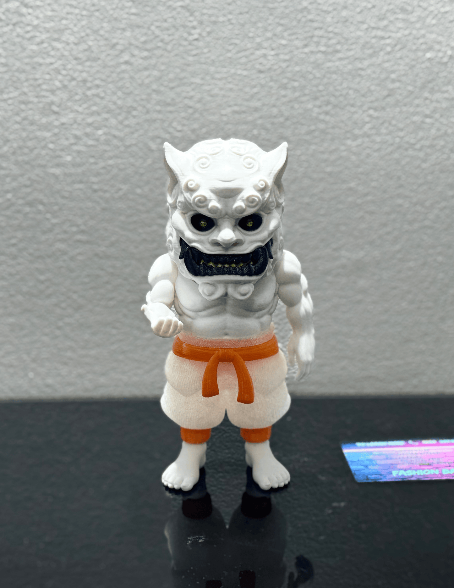 Foo Dog guardian lion figure displayed as elegant Asian-inspired home decor