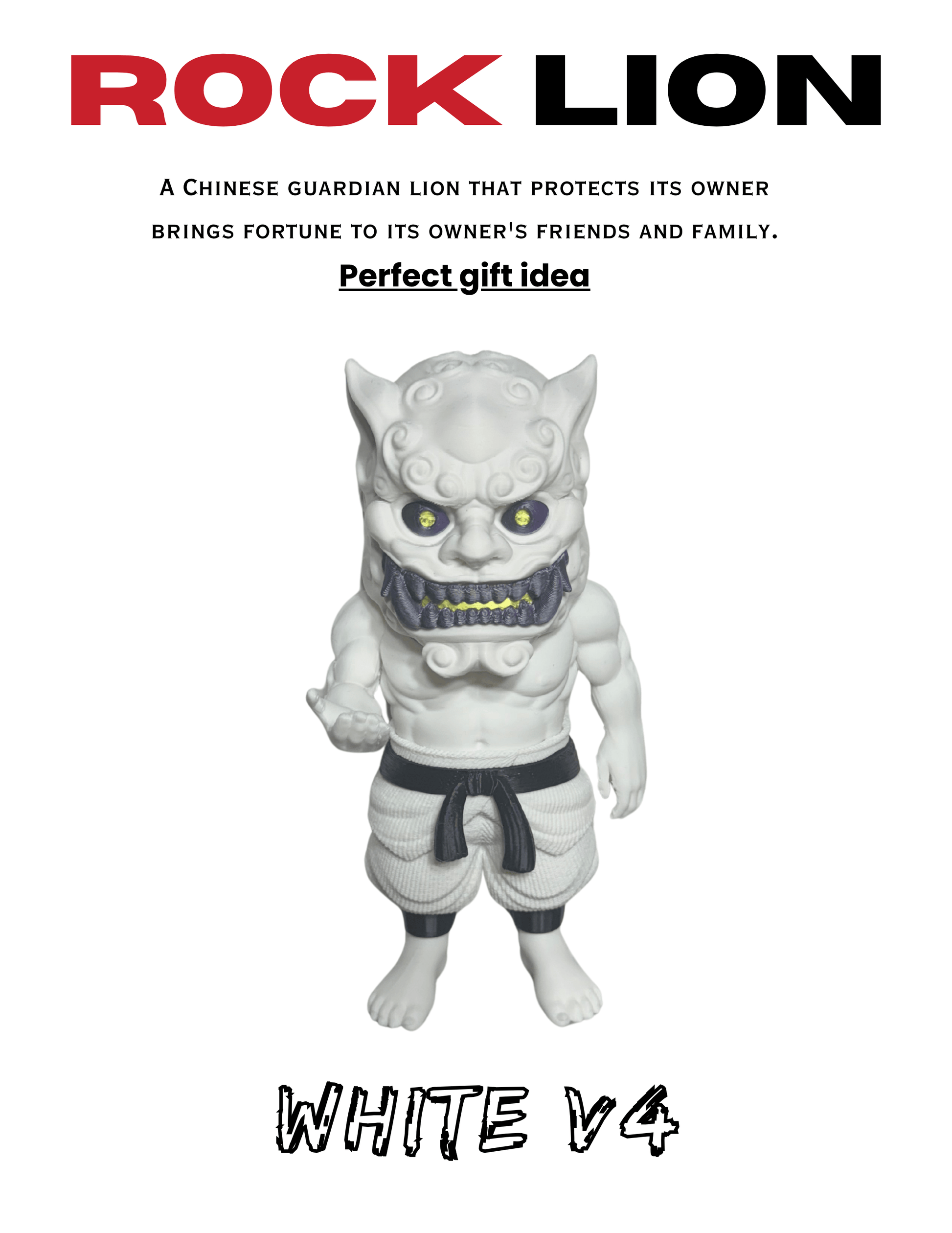 Foo Dog guardian lion figure displayed as elegant Asian-inspired home decor