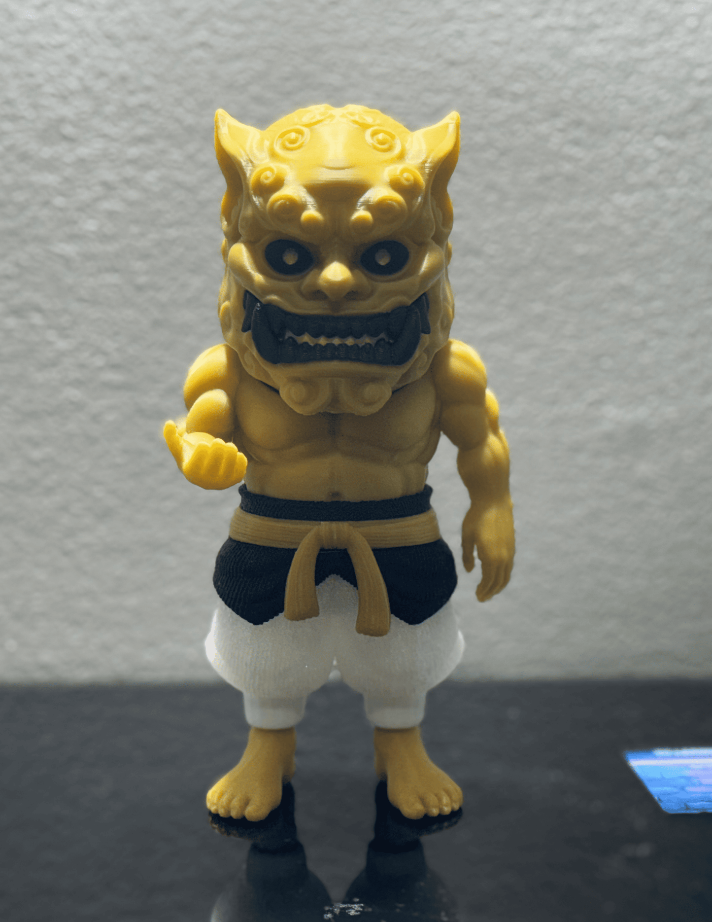 guadian lion bless you from not getting fire lol