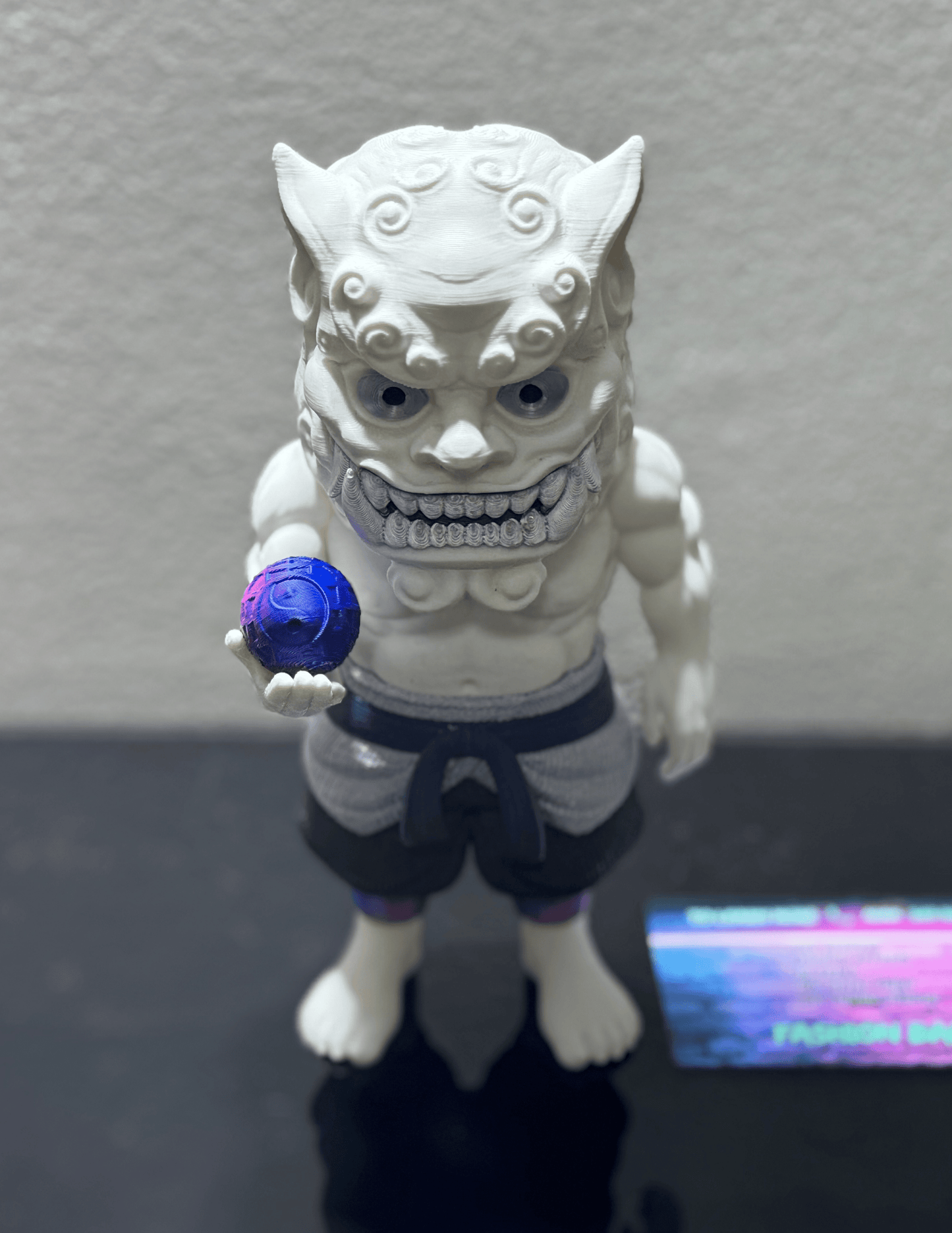 Foo Dog guardian lion figure displayed as elegant Asian-inspired home decor