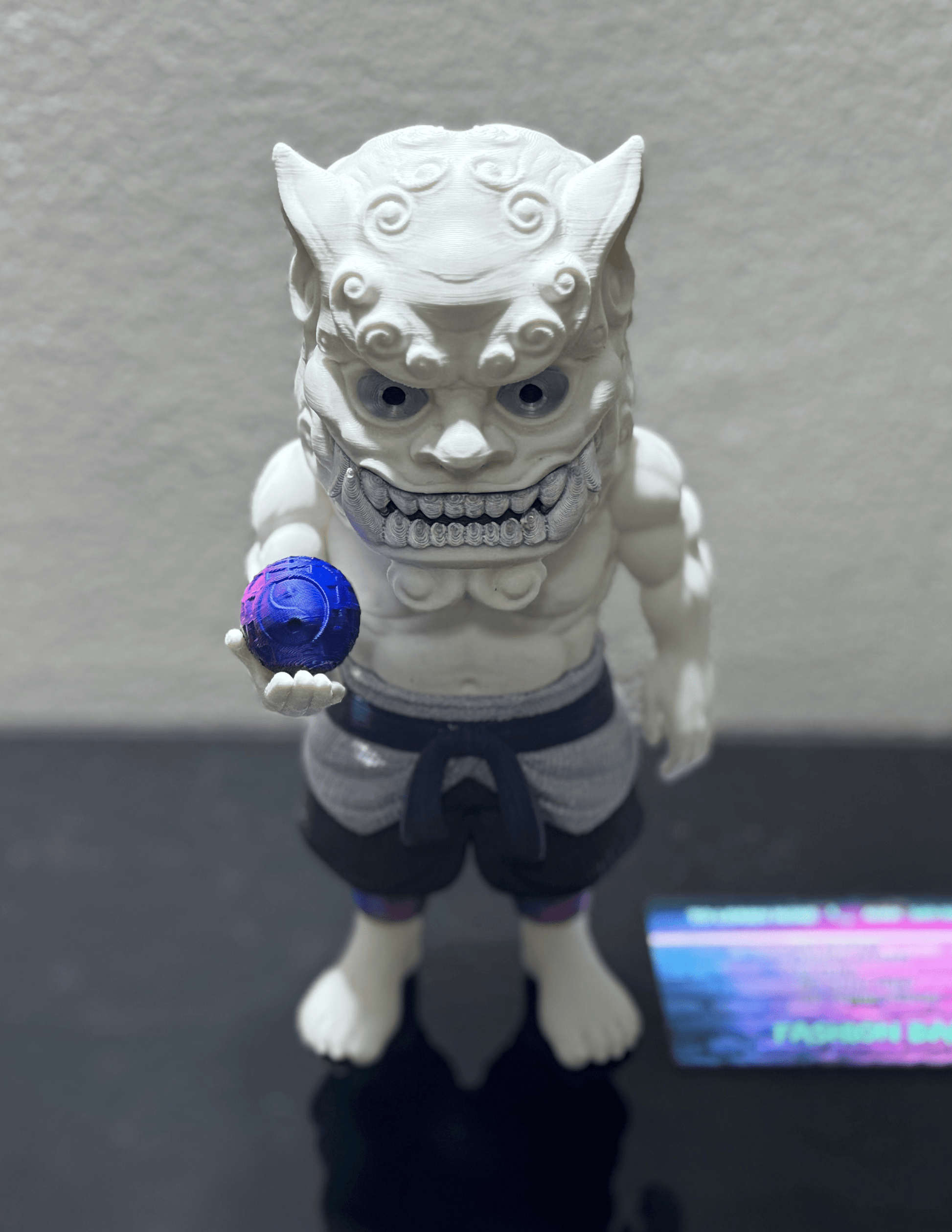 Foo Dog guardian lion figure displayed as elegant Asian-inspired home decor