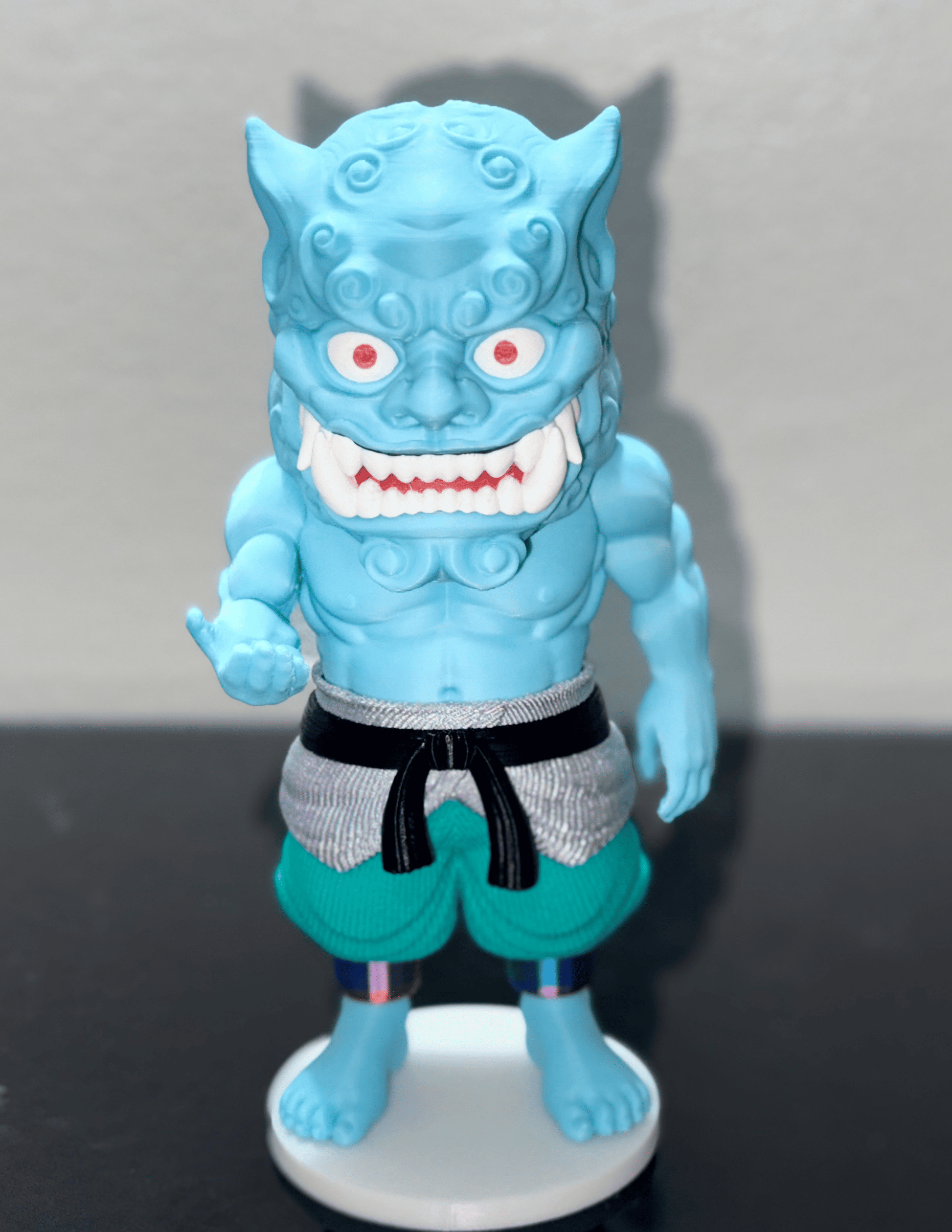 Foo Dog guardian lion figure displayed as elegant Asian-inspired home decor