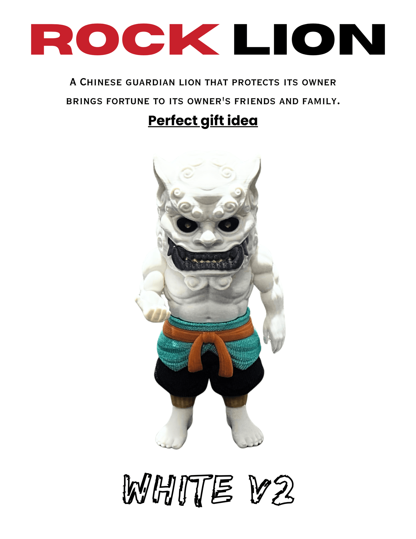 Foo Dog guardian lion figure displayed as elegant Asian-inspired home decor