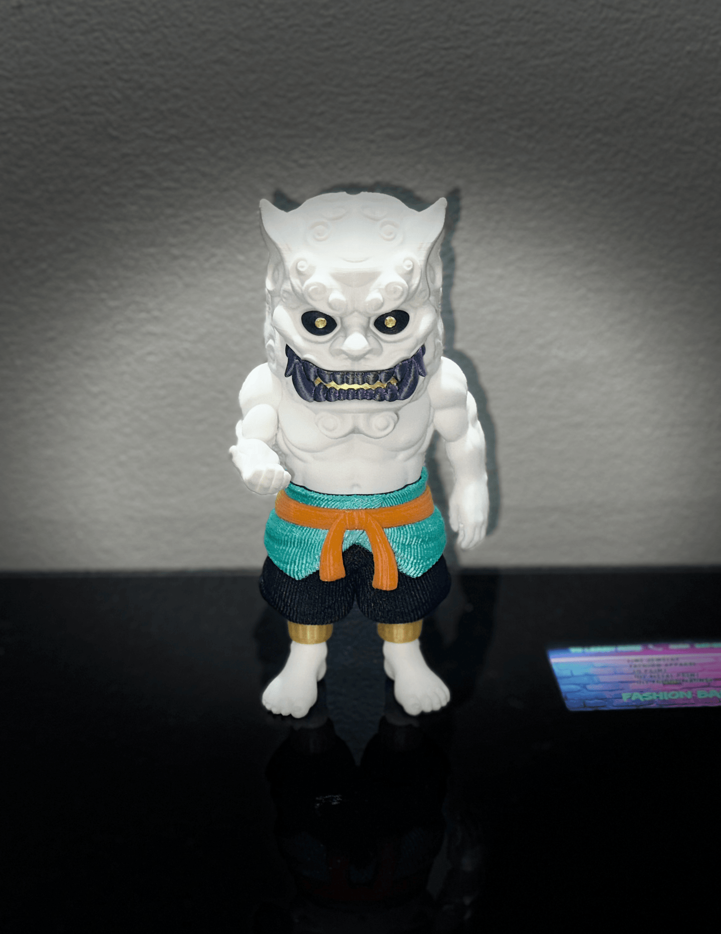 Foo Dog guardian lion figure displayed as elegant Asian-inspired home decor