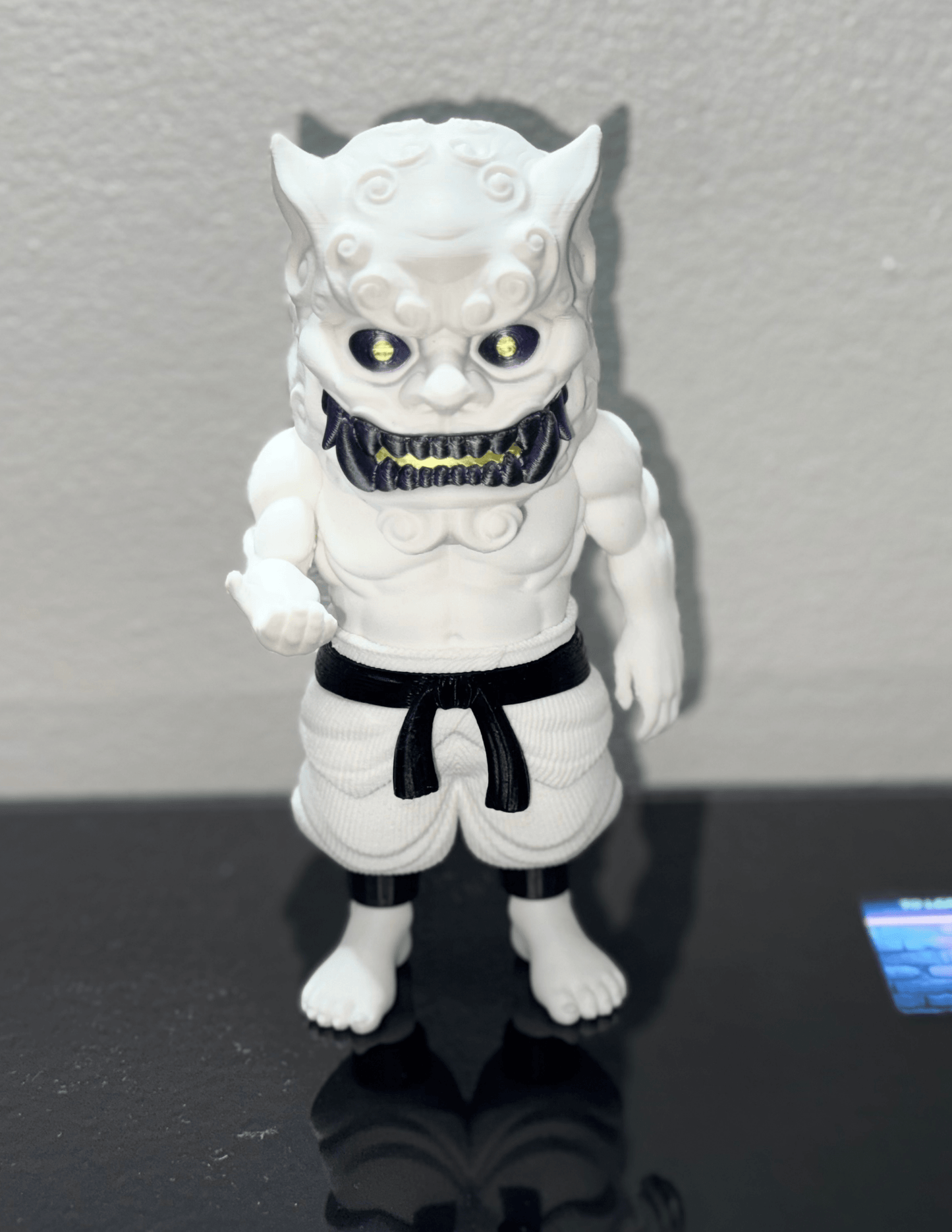 Foo Dog guardian lion figure displayed as elegant Asian-inspired home decor