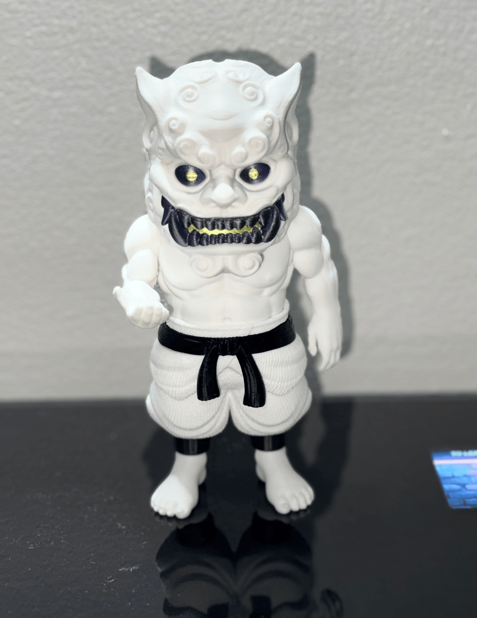 Foo Dog guardian lion figure displayed as elegant Asian-inspired home decor